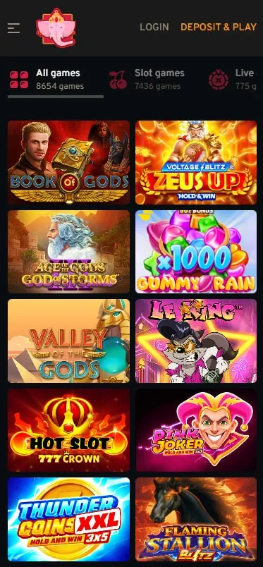 Lucky Trunk Casino games